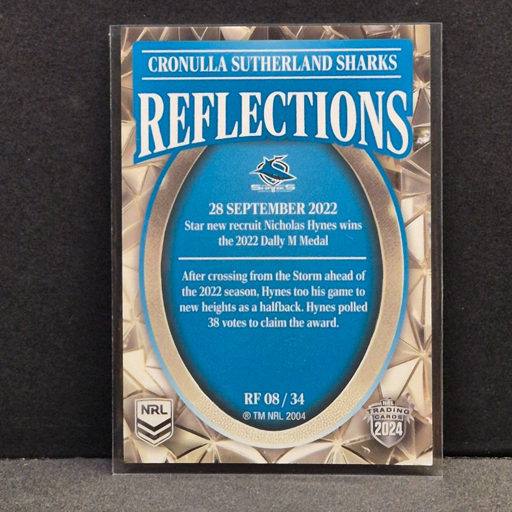 2024 NRL Traders Elite - Reflections - RF08 - Cronulla Sutherland Sharks