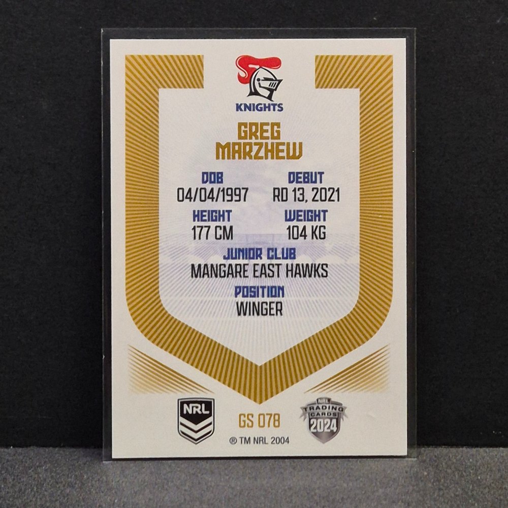 2024 NRL Revolution - Gold Specials - GS078 - Greg Marzhew