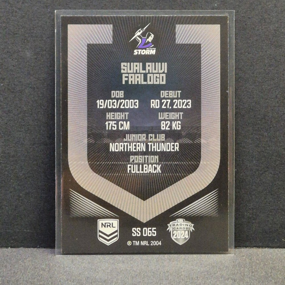 2024 NRL Revolution - Silver Specials - SS065 - Sualauvi Faalogo