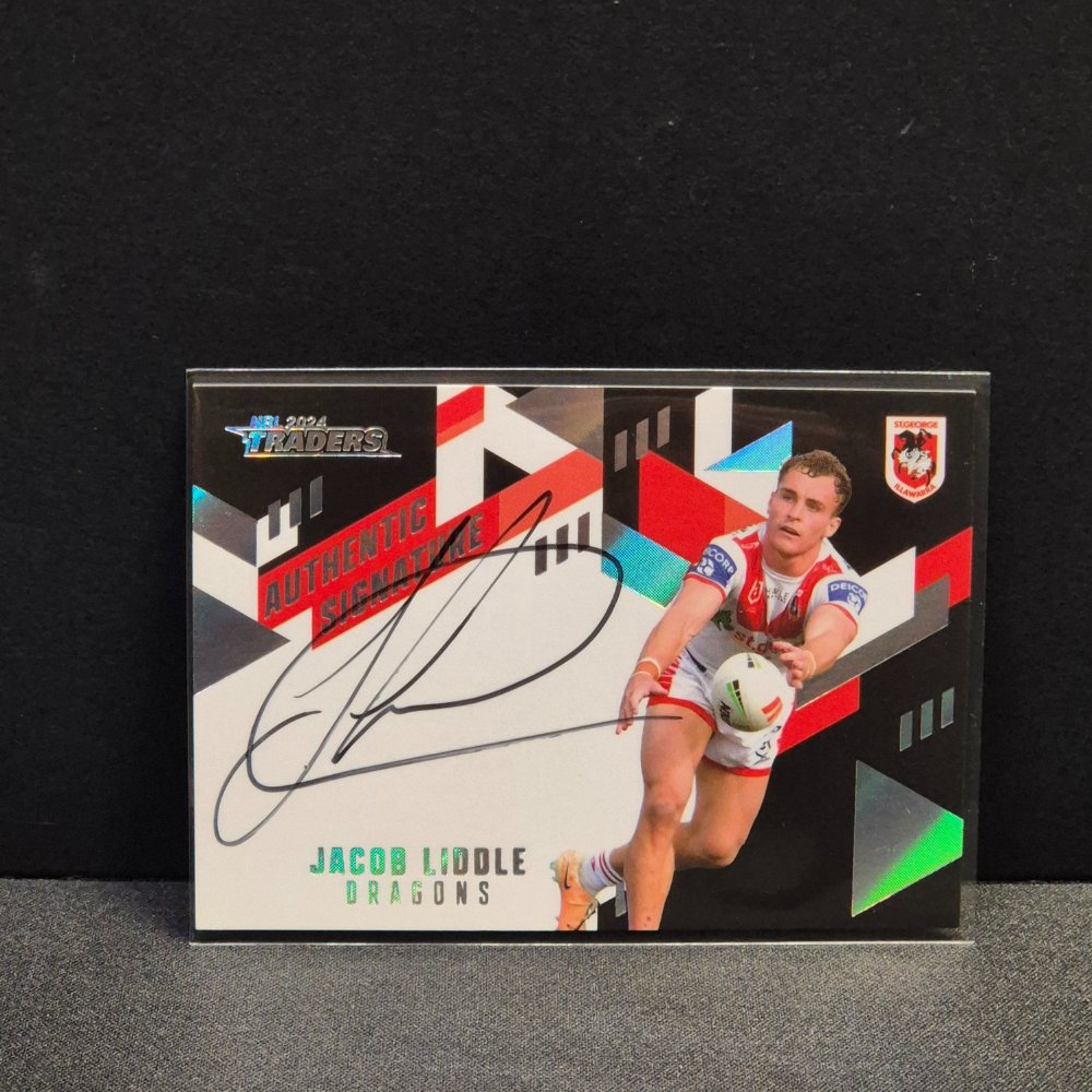 2024 NRL Traders - Authentic Signature Black - AB14 - Jacob Liddle