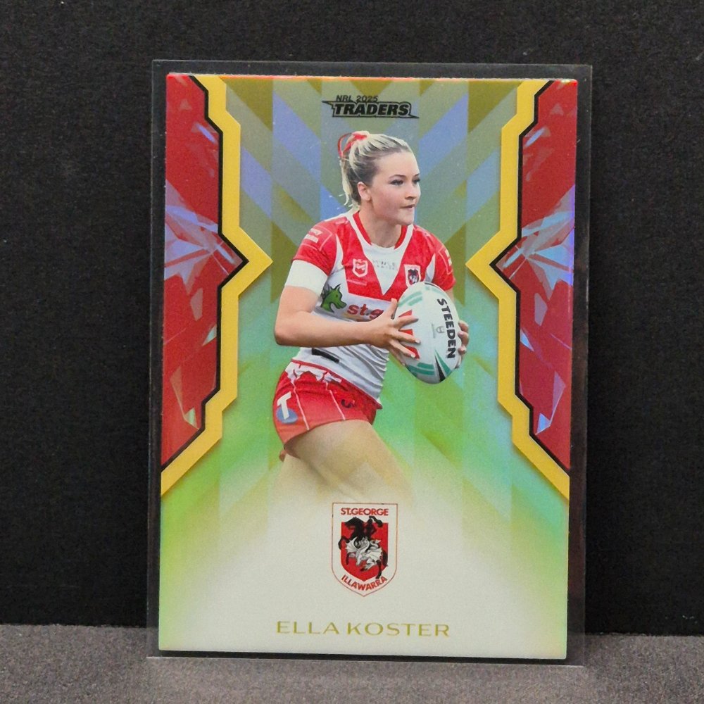 2025 NRL Traders - NRLW Gold Parallel - WG53 - Ella Koster