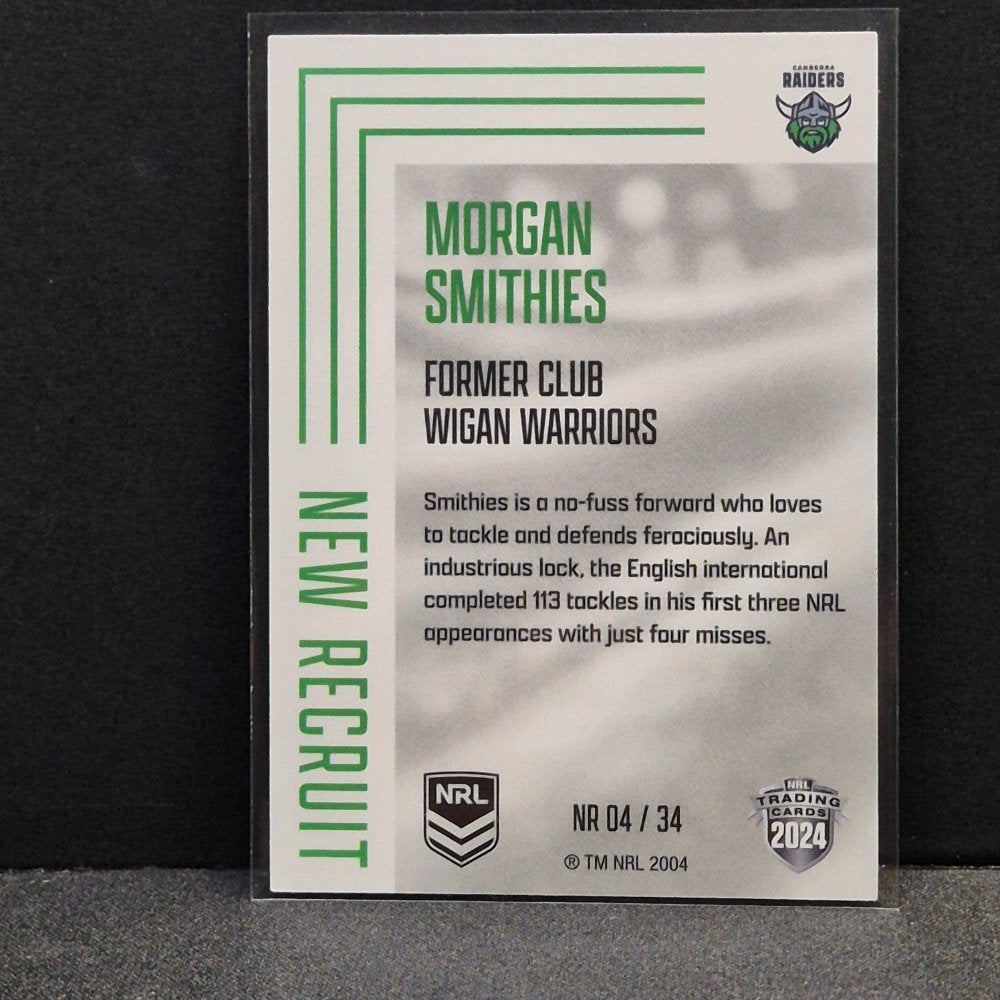 2024 NRL Traders Elite - New Recruit - NR04 - Morgan Smithies