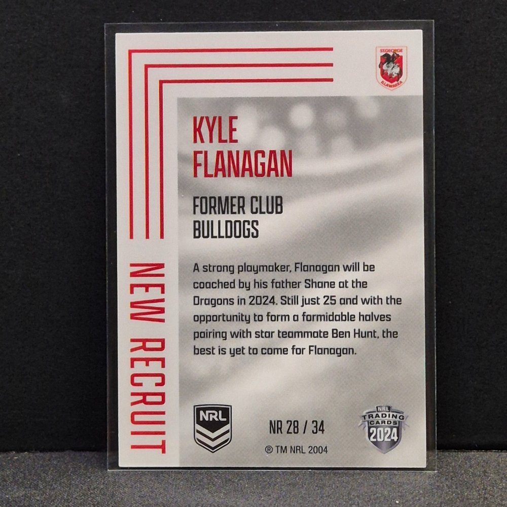 2024 NRL Traders Elite - New Recruit - NR28 - Kyle Flanagan