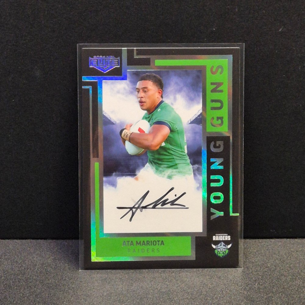 2024 NRL Traders Elite - Young Guns - Signature - YGS02 - Ata Mariota