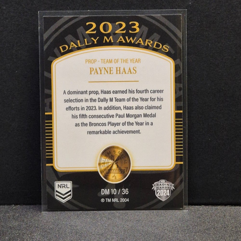 2024 NRL Elite - Dally M Medal - DM10 - Payne Haas