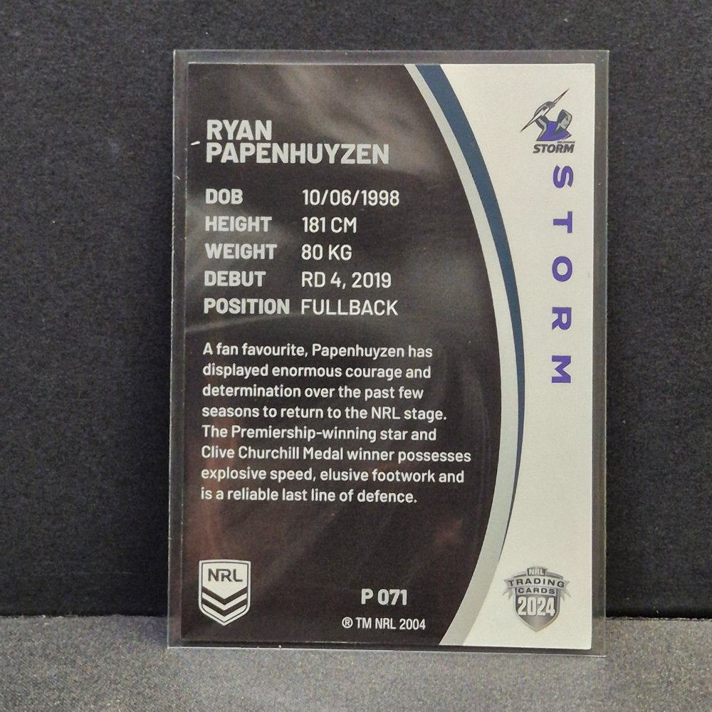 2024 NRL Traders Elite - Silver Specials - P071 - Ryan Papenhuyzen