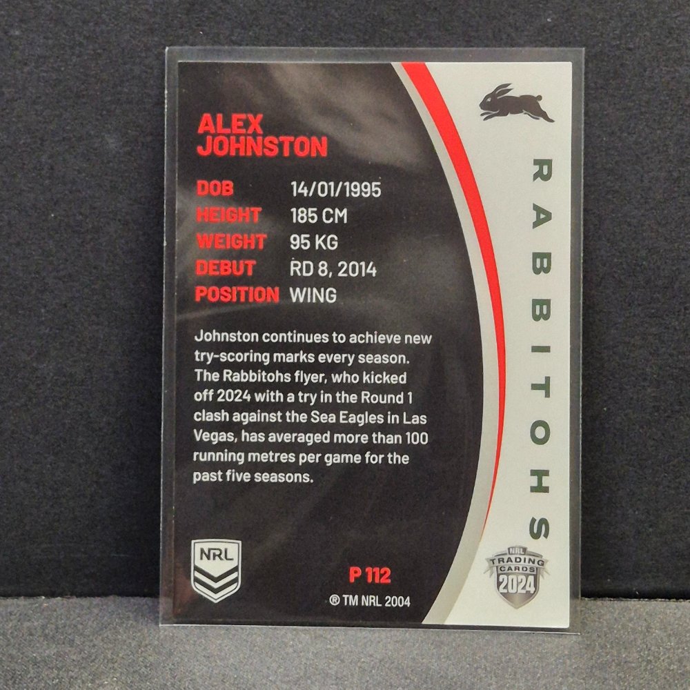 2024 NRL Traders Elite - Silver Specials - P112 - Alex Johnston