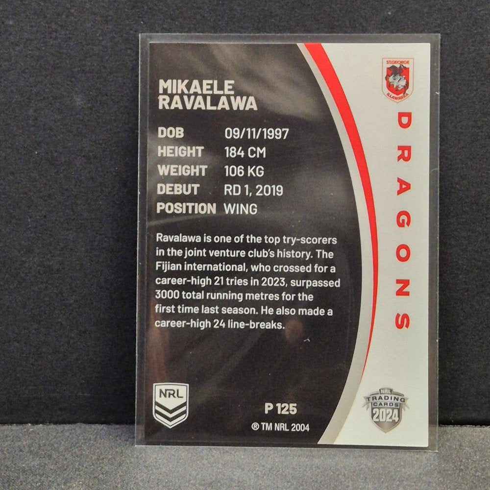 2024 NRL Traders Elite - Silver Specials - P125 - Mikaele Ravalawa