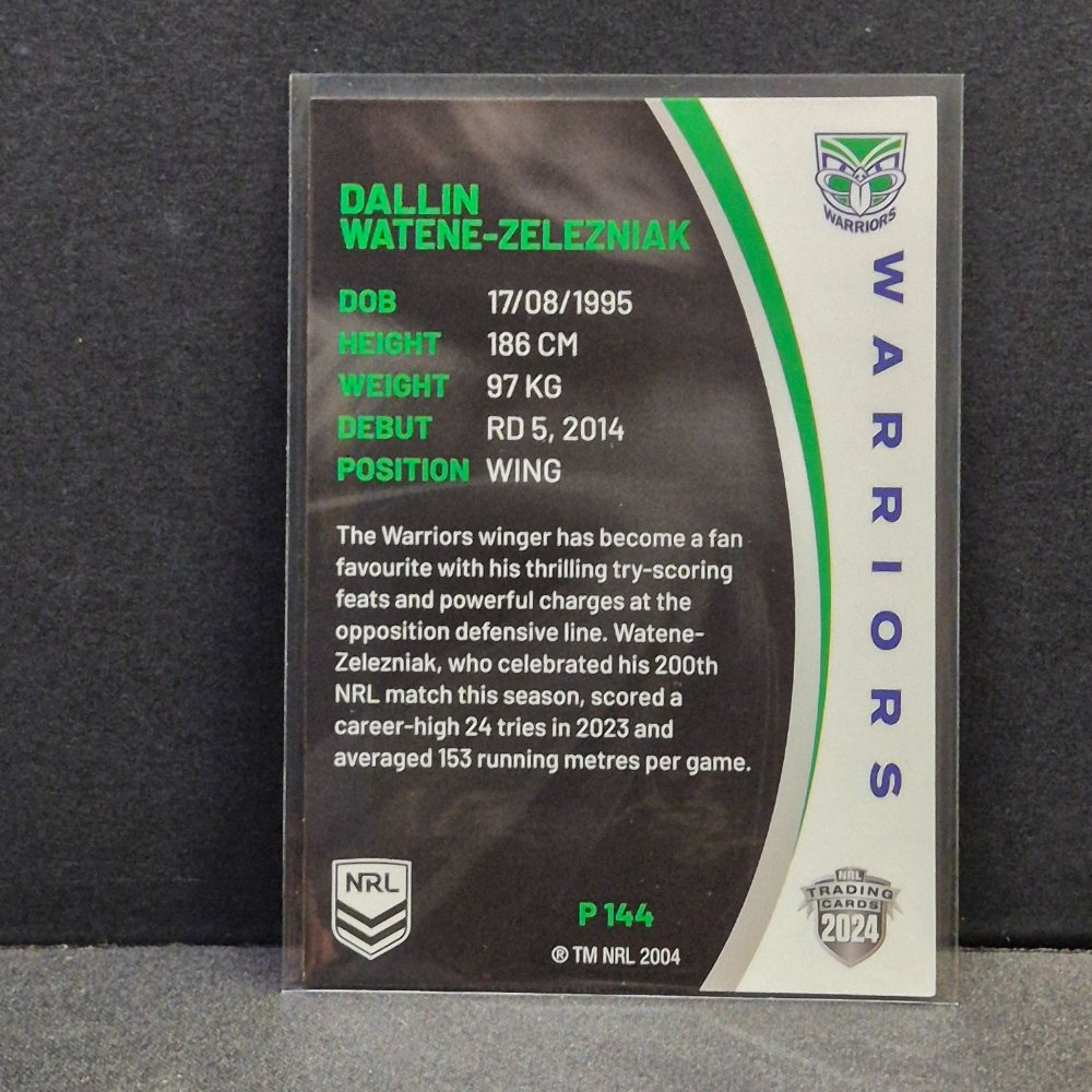 2024 NRL Traders Elite - Silver Specials - P144 - Dallin Watene-Zelezniak