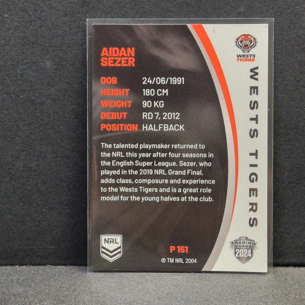2024 NRL Traders Elite - Silver Specials - P151 - Aidan Sezer