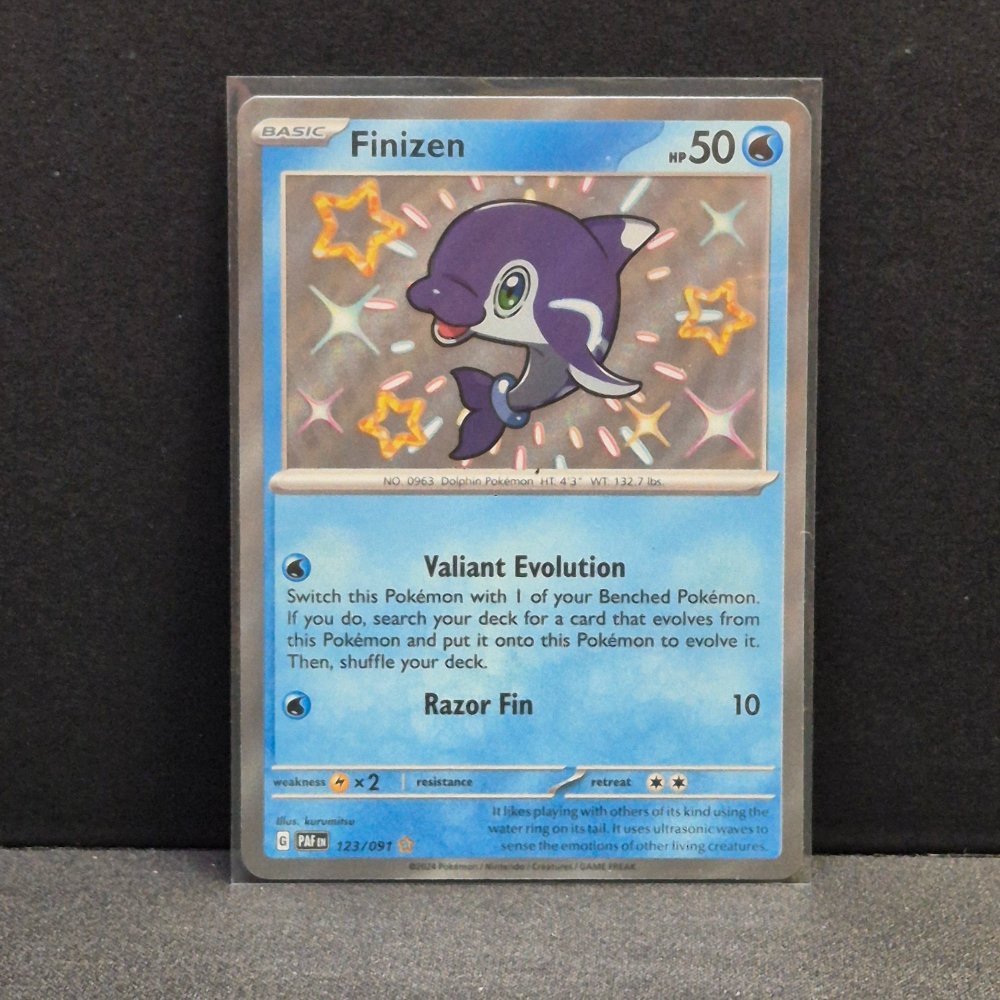 Paldean Fates - 123/091 - Finizen - Shiny Rare – English Pokémon TCG