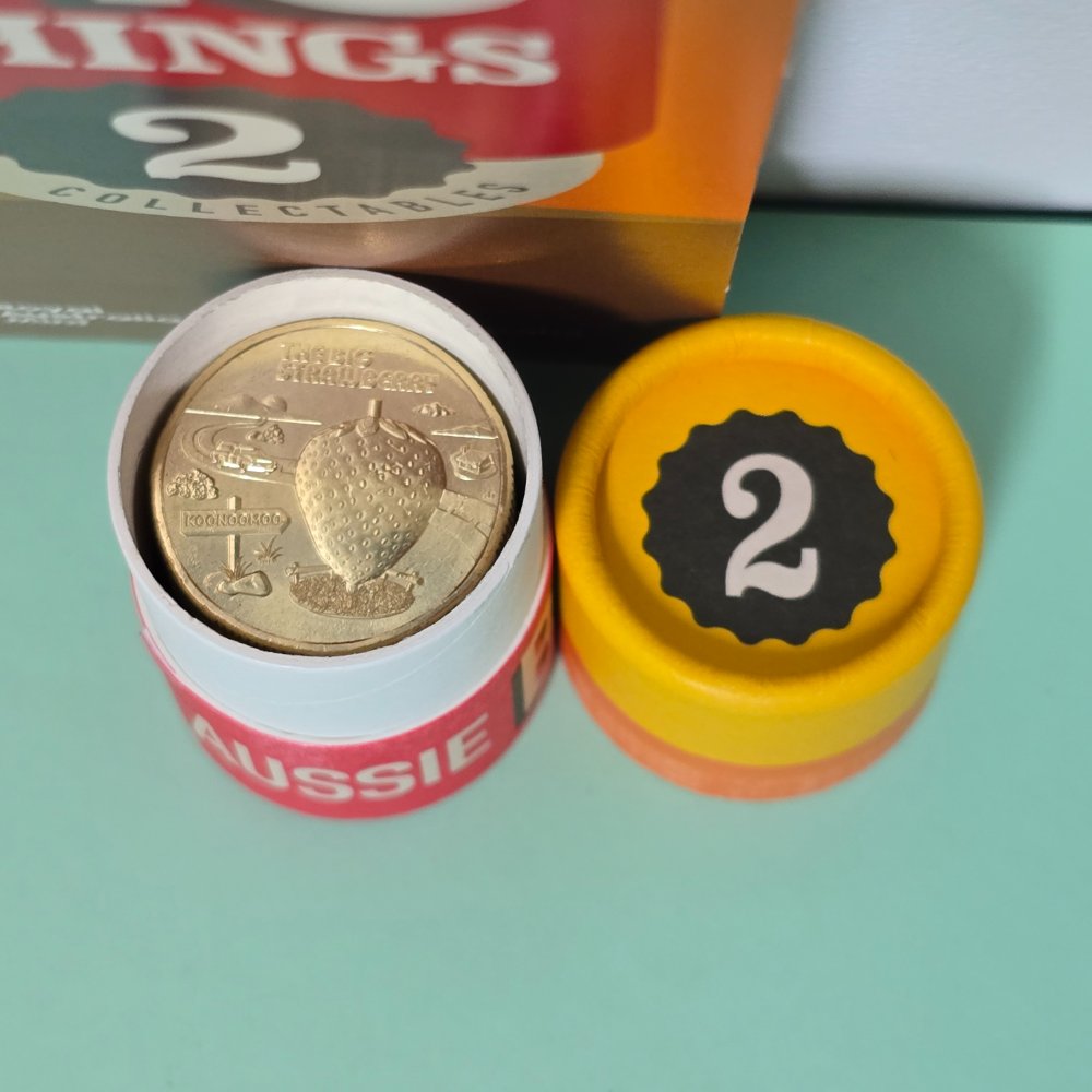 2025 $1 Aussie Big Things 2 Series Tube and Folder Uncirculated Collection, complete with 2x circulating $1 designs you can find in your change