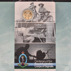 2025 $1 Centenary of the Royal Australian Corps of Signals Carded Coin front