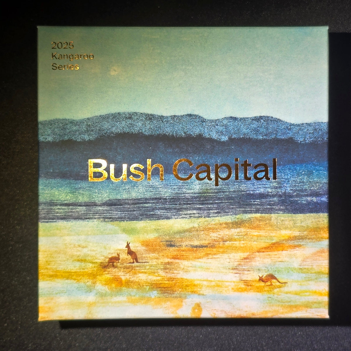 2025 1oz Bush Capital Kangaroo Series Silver Proof outer box