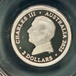 2025 $2 30th Anniversary of the Torres Strait Islander Flag Silver Proof 'C' Mintmark coin obverse