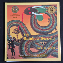 2025 20c The Rainbow Serpent by Dick Roughsey 50th Anniversary Edition with bonus collectible gold-plated coloured coin