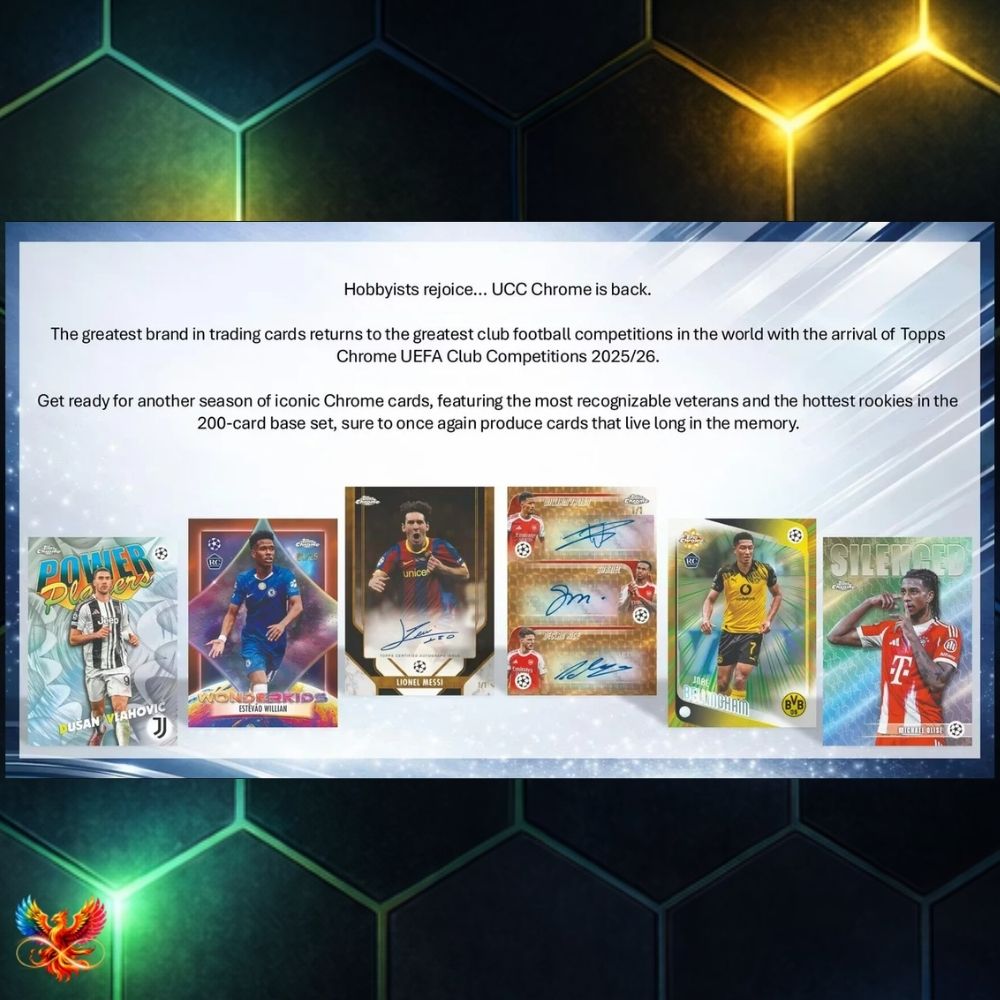 2025-26 Topps Chrome UEFA Club Competitions Value Box