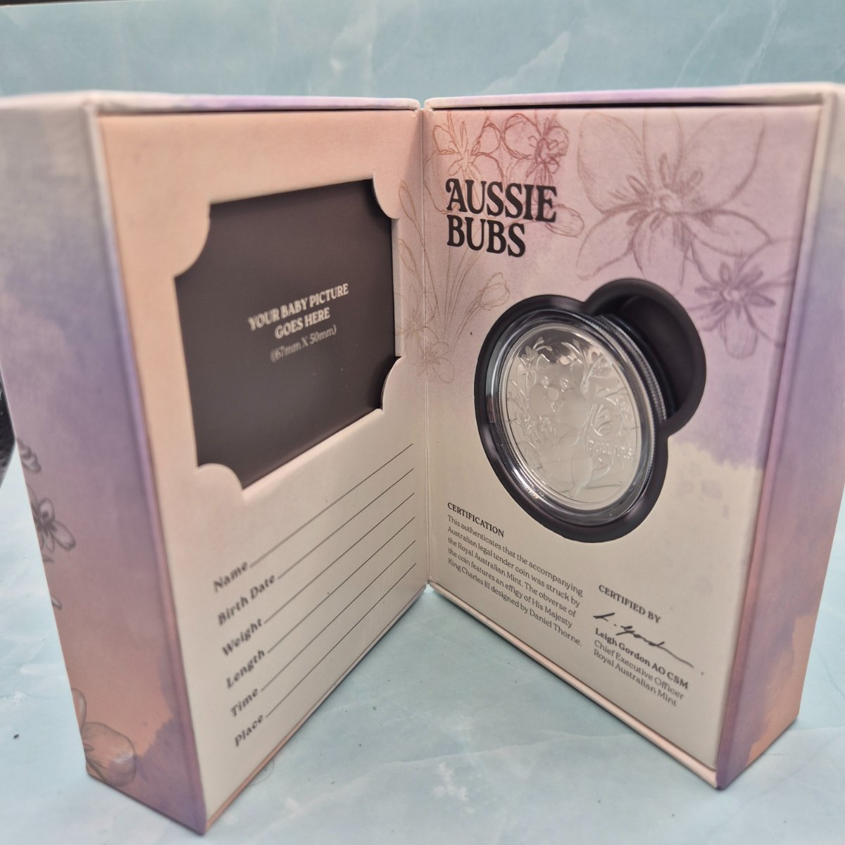 2025 1oz Silver Proof 'Aussie Bubs' Baby Quokka $5 Coin inner packaging