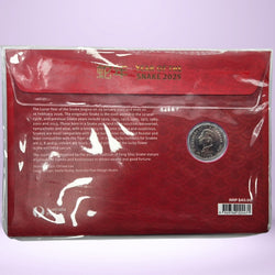 2025 50c Impressions Year of the Snake PNC with Envelope Privy and tetradecagon shape back cover