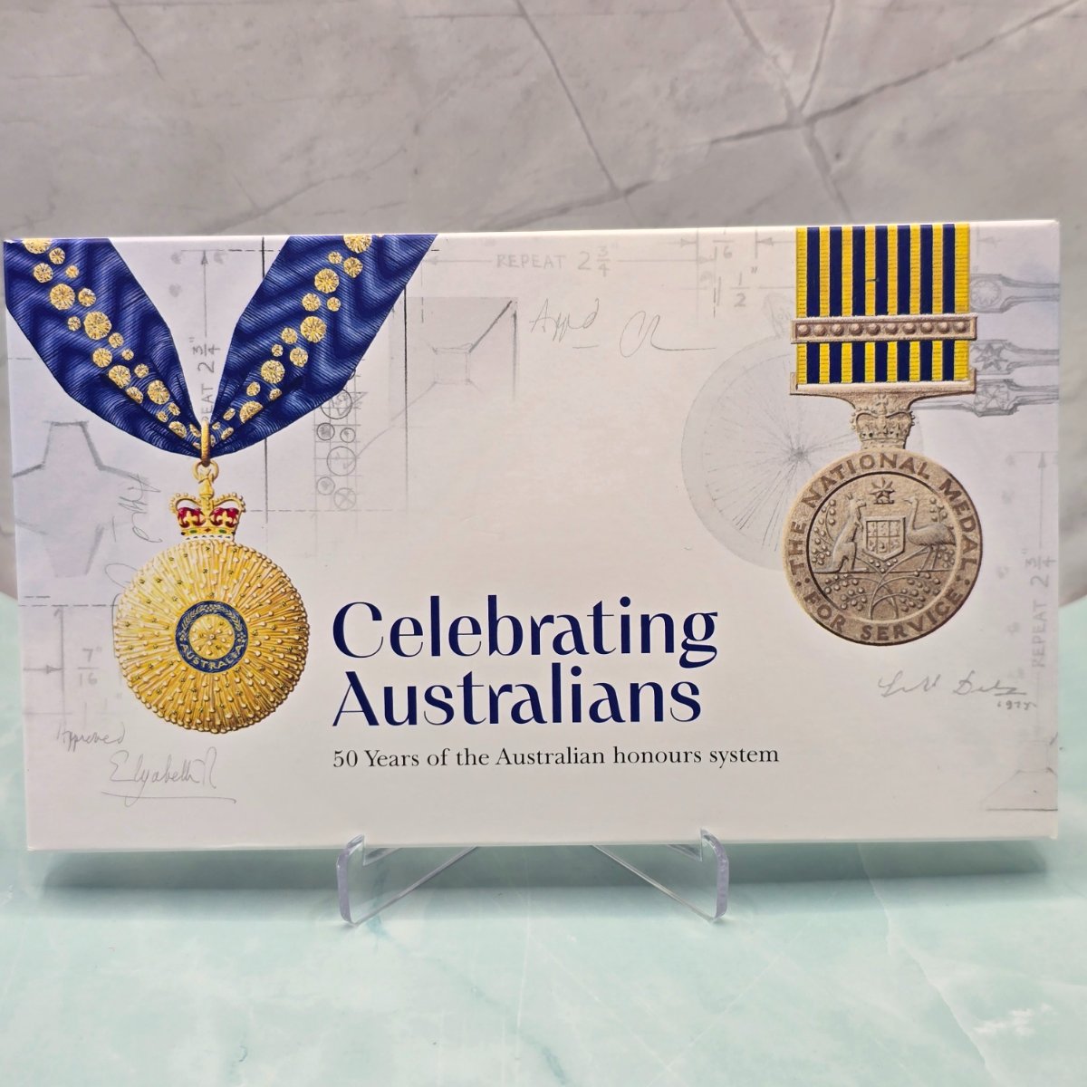 2025 50 Years of the Australian Honours System Six Coin Mint Set by the Royal Australian Mint front packaging