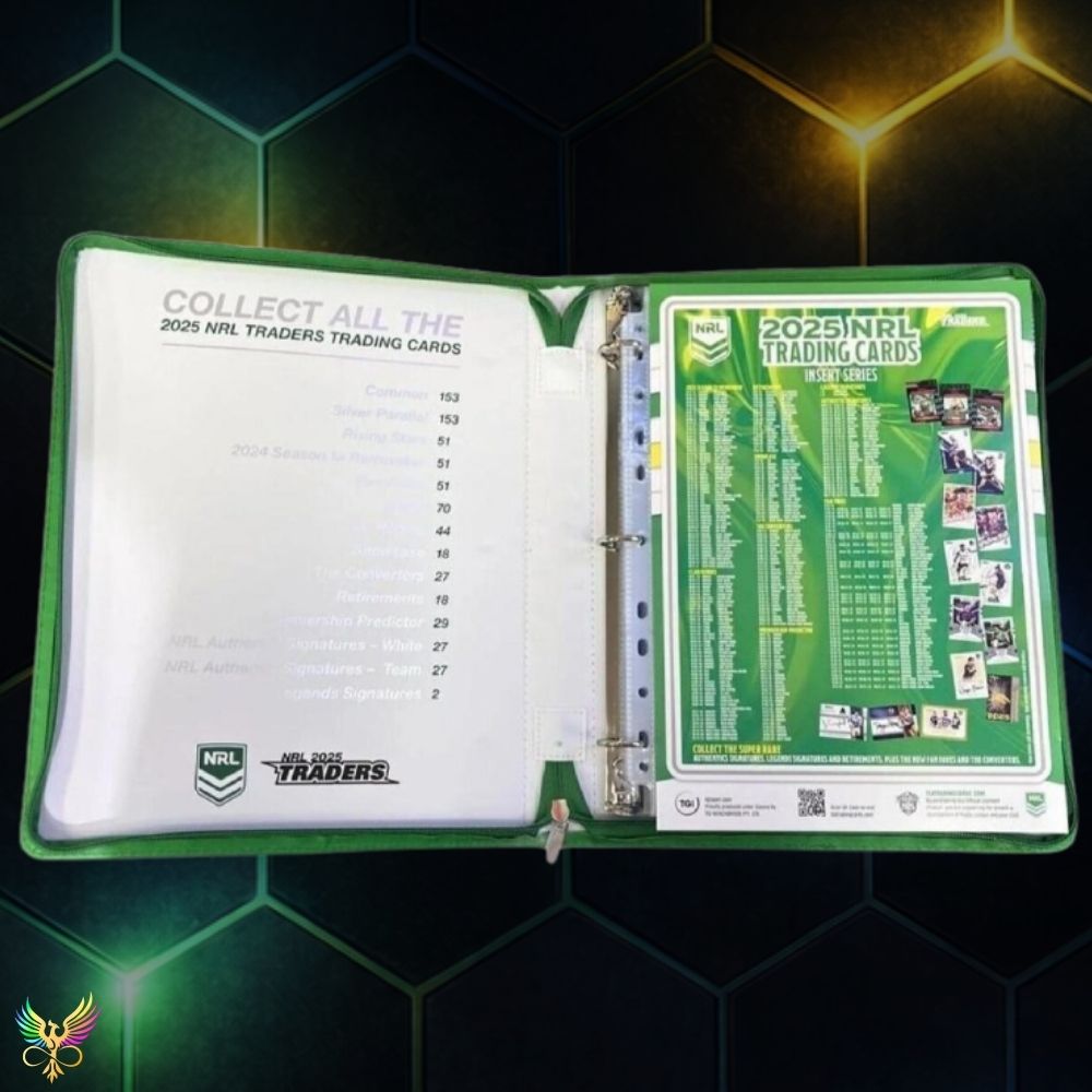 2025 TLA Official NRL Traders Trading Card Album Folder