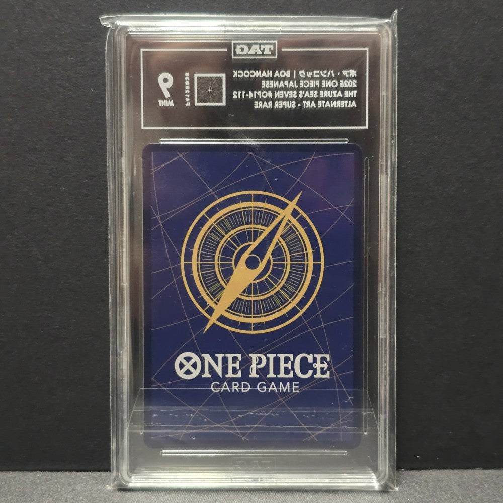2025 One Piece - Boa Hancock - Parallel Super Rare - Japanese OP14-112 - TAG Mint 9