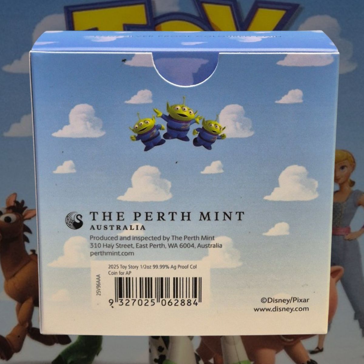 2025 Disney Pixar 30 Years of Toy Story 1/2oz Silver Proof Coloured Coin