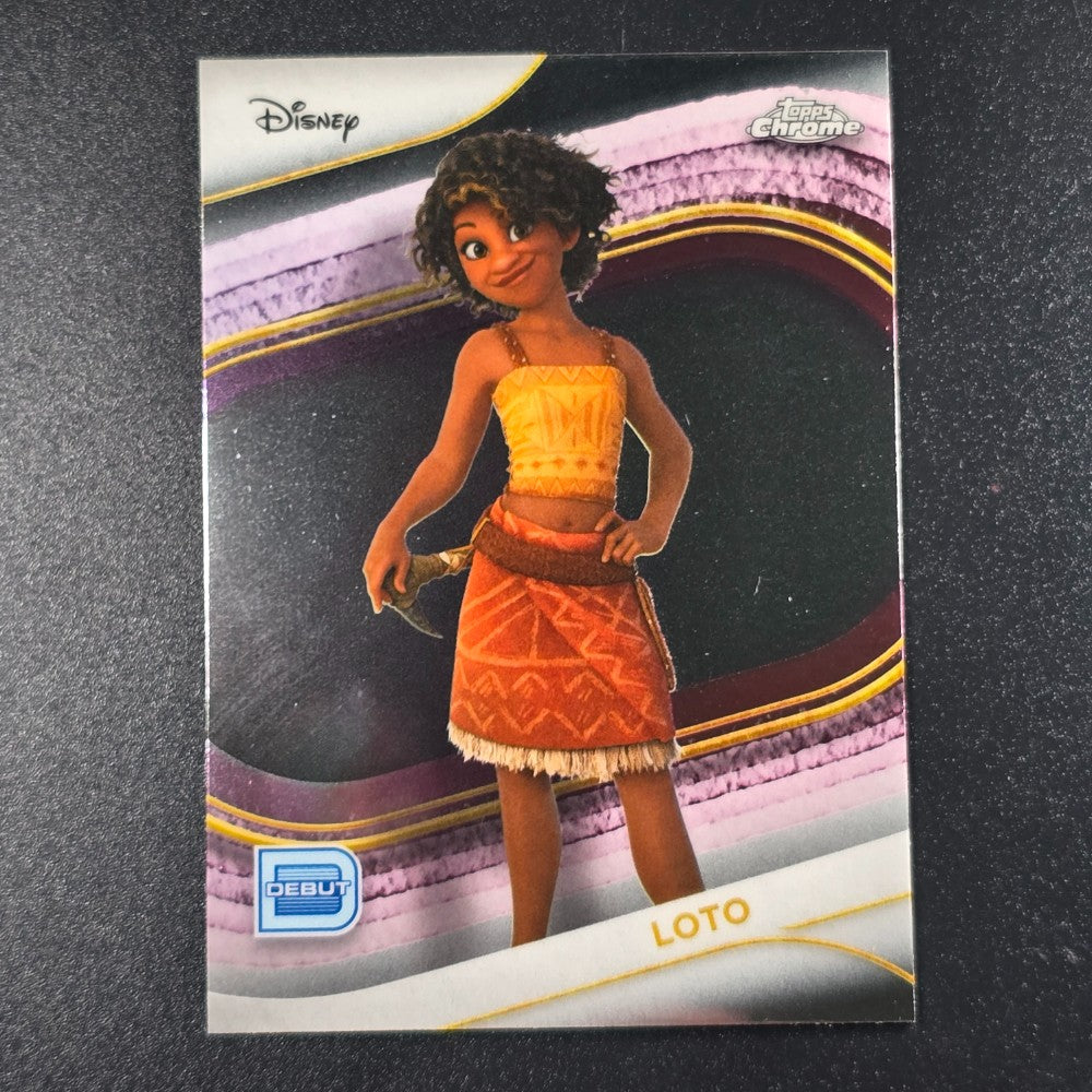 2025 Topps® Chrome Disney Base Card Loto [Moana] #12