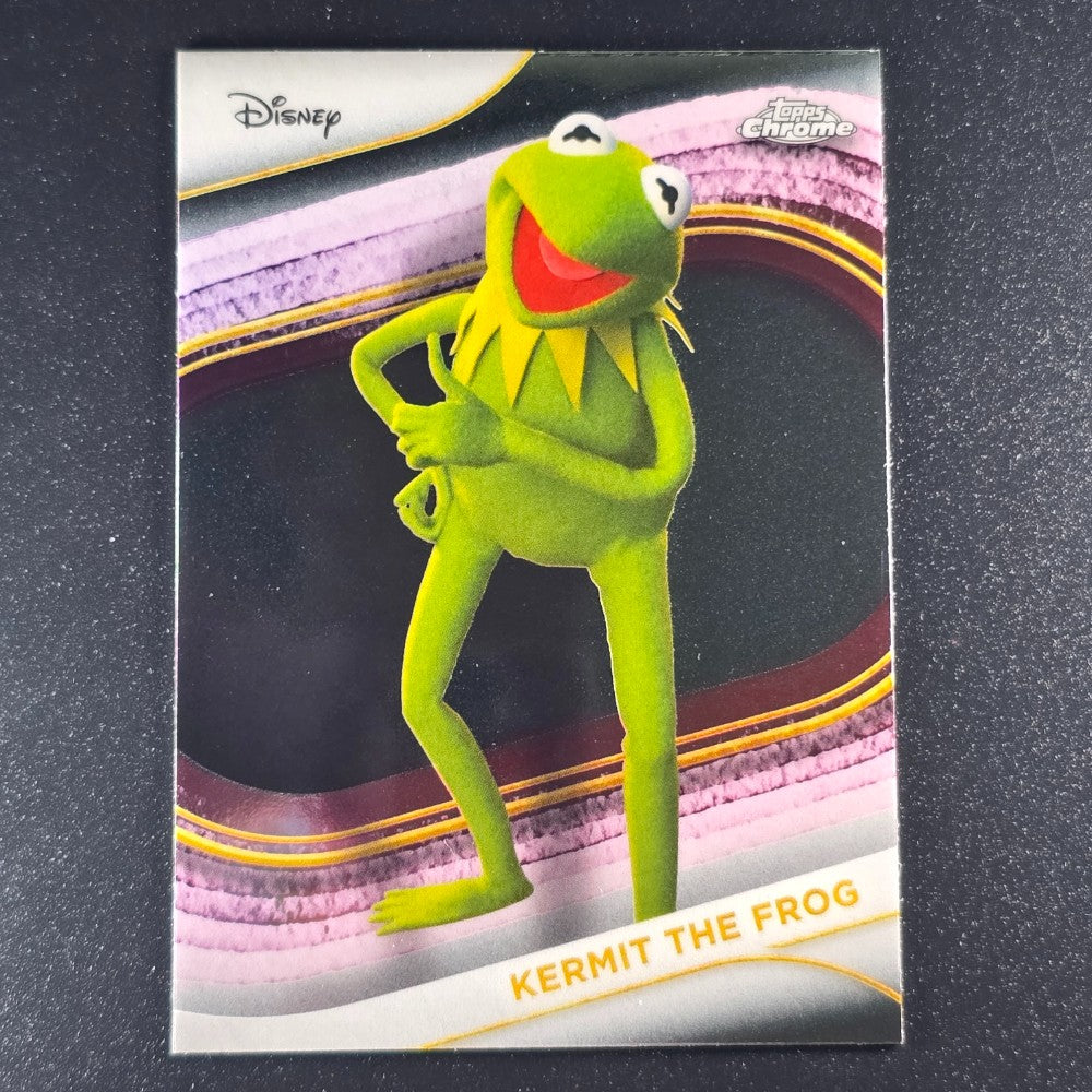 2025 Topps® Chrome Disney Base Card Kermit the Frog [The Muppets] #122