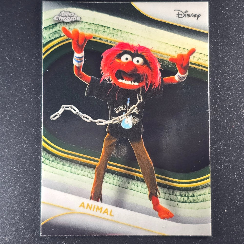 2025 Topps® Chrome Disney Base Card Animal [The Muppets] #124