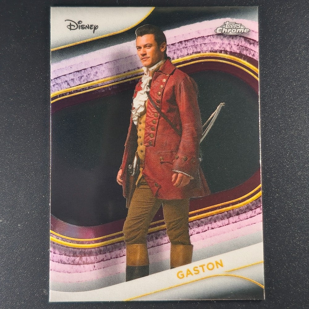 2025 Topps® Chrome Disney Base Card Gaston Live Action [Beauty and the Beast] #131
