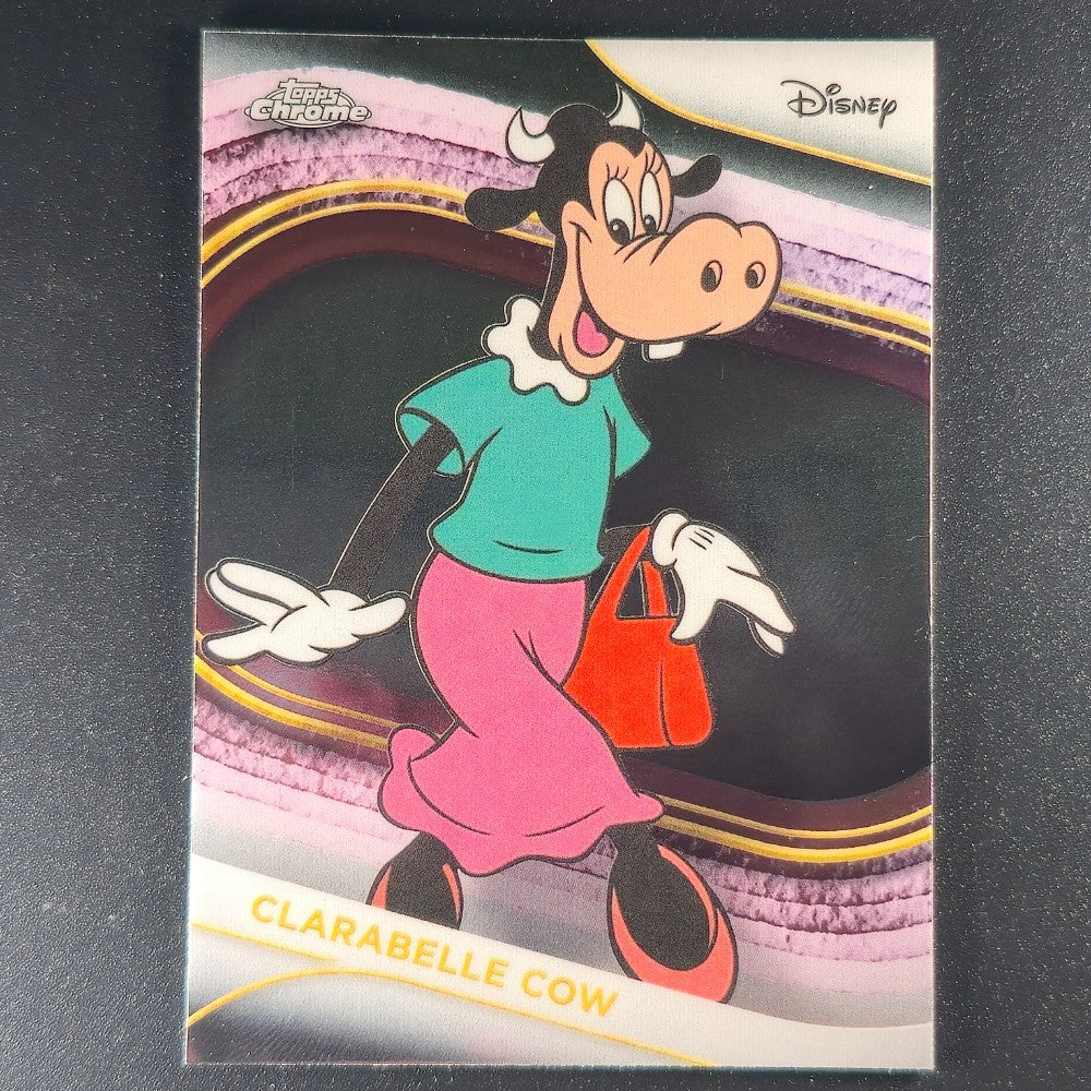 2025 Topps® Chrome Disney Base Card Clarabelle Cow [Mickey & Friends] #165