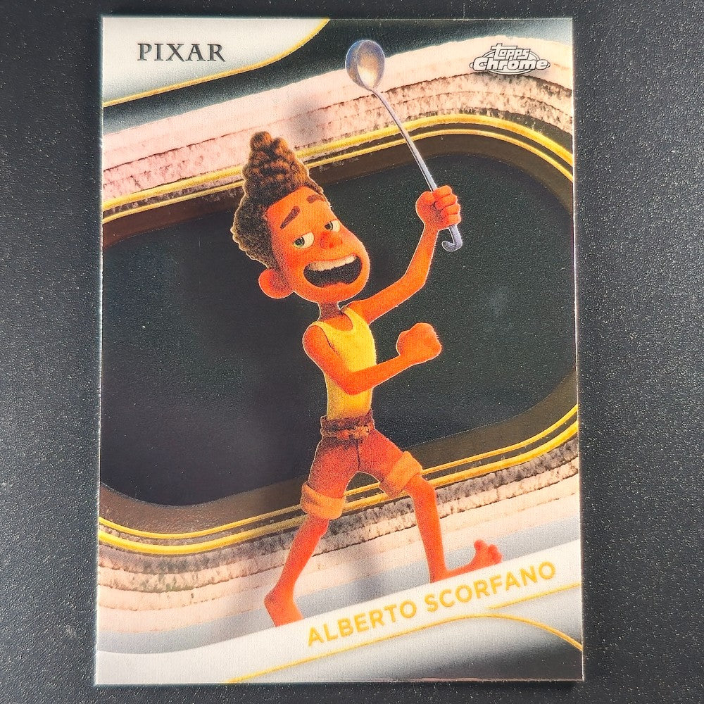 2025 Topps® Chrome Disney Base Card Alberto Scorfano [Luca] #182
