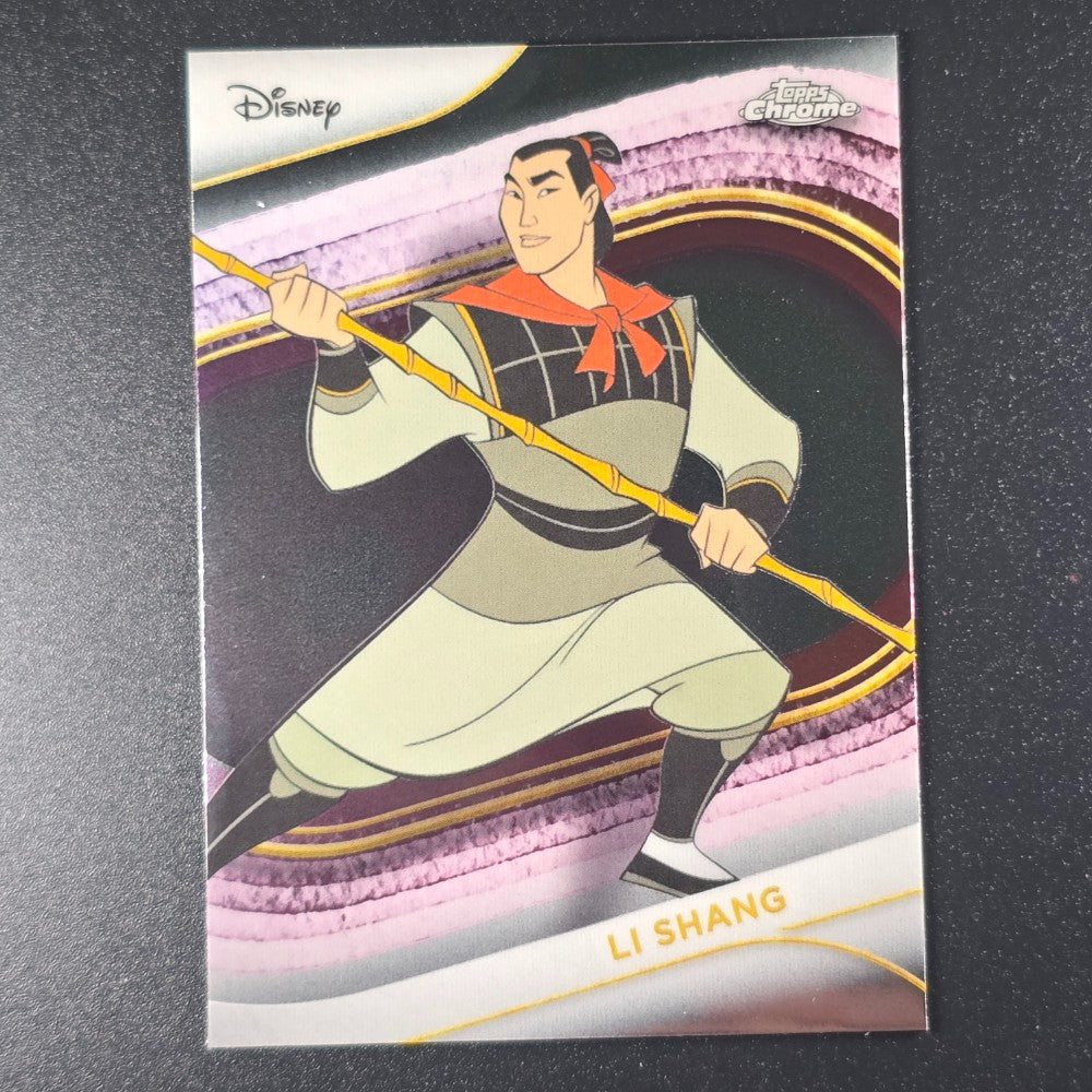 2025 Topps® Chrome Disney Base Card Li Shang [Mulan] #41