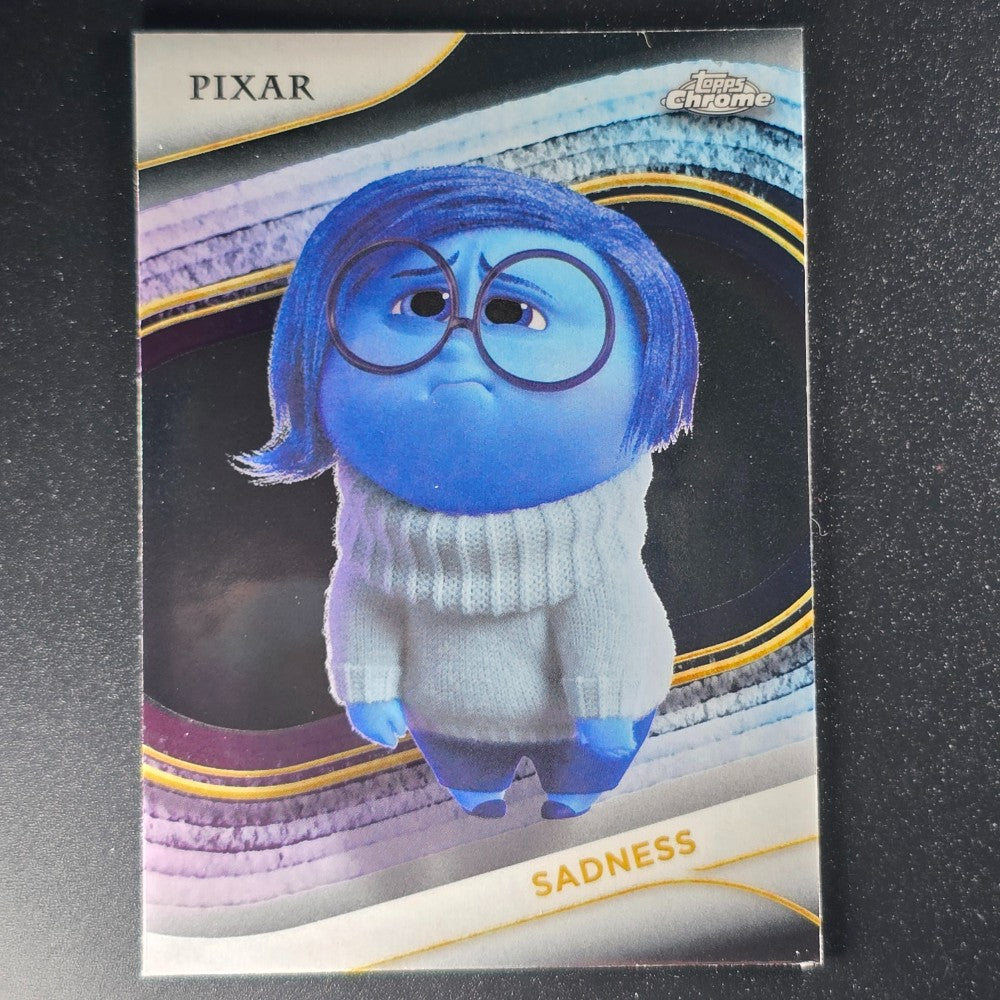 2025 Topps® Chrome Disney Base Card Sadness [Inside Out] #83