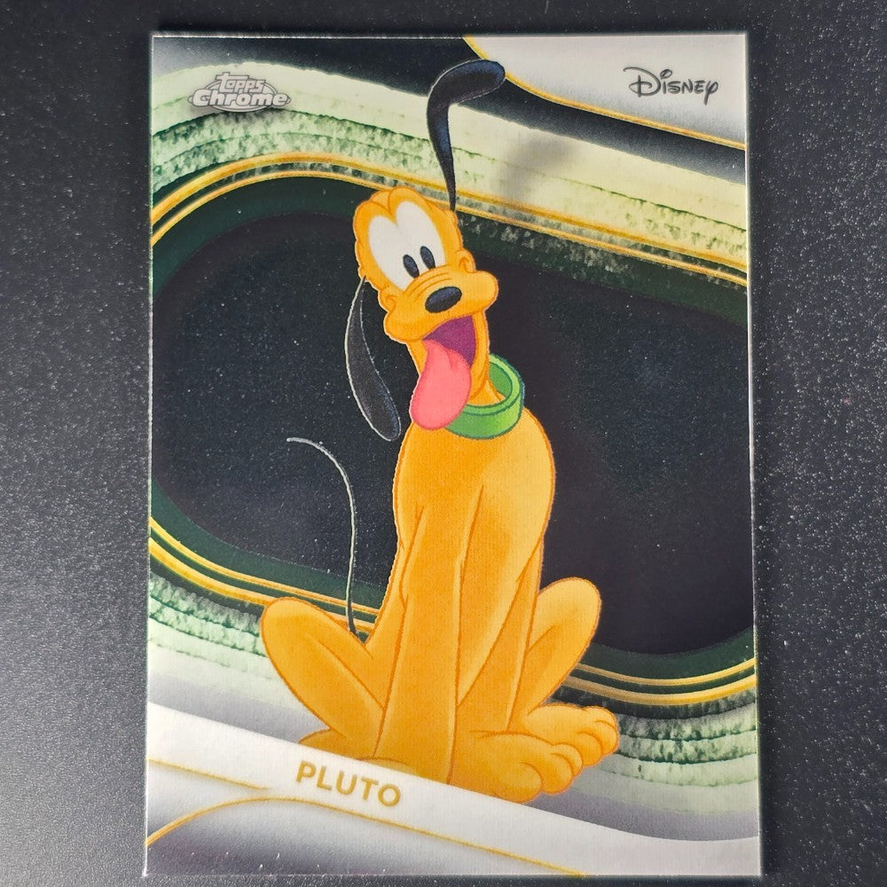 2025 Topps® Chrome Disney Base Card Pluto #95