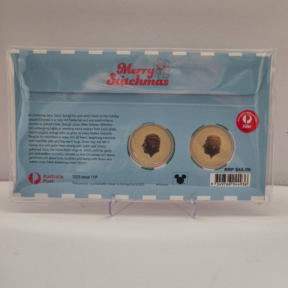 2025 $1 Perth Mint Merry Stitchmas PNC
