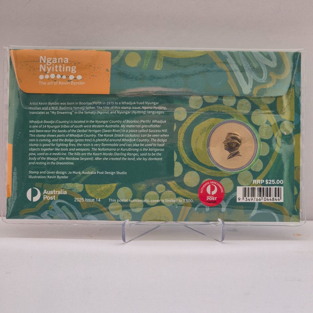 2025 $1 Perth Mint Ngana Nyitting Black Cockatoo PNC