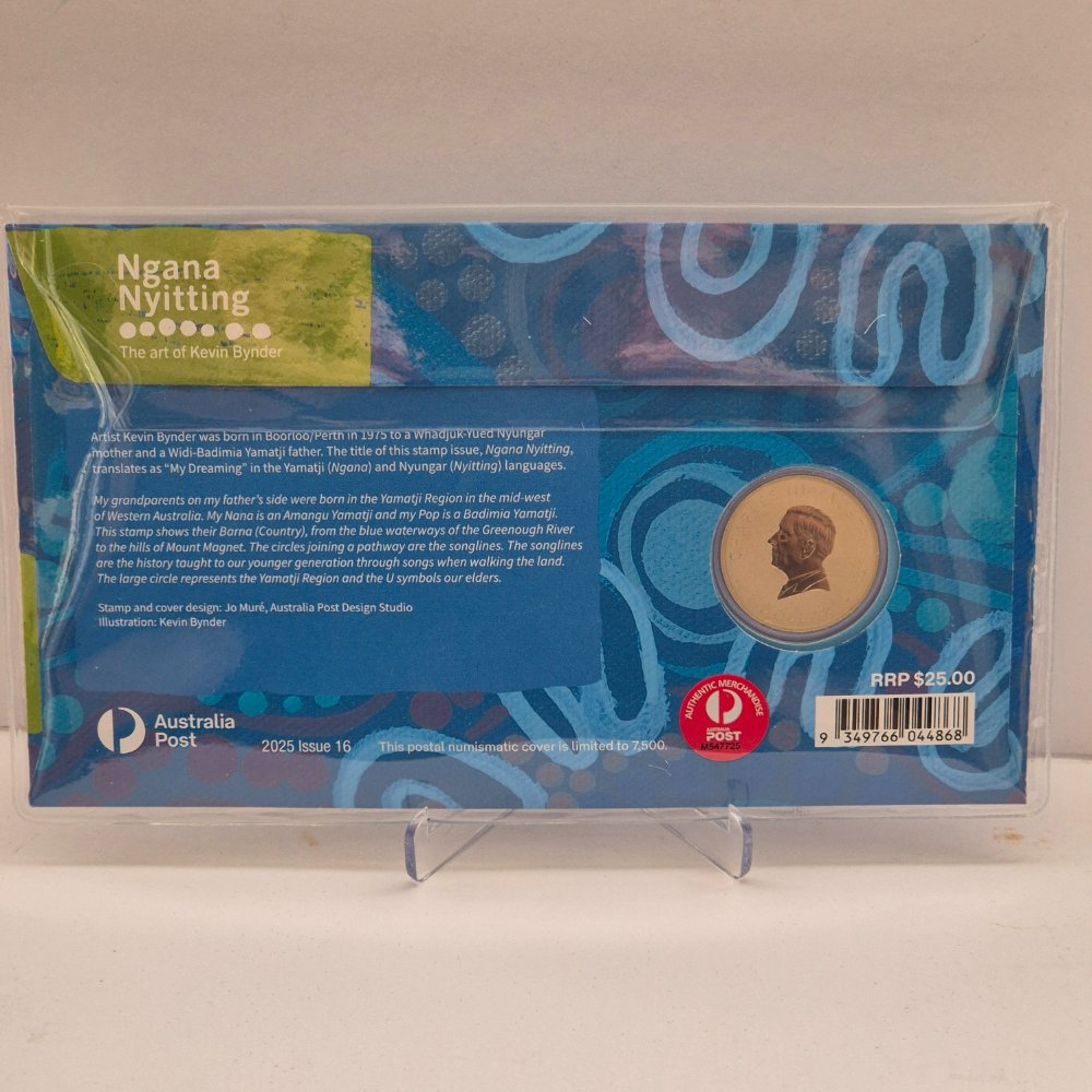 2025 $1 Perth Mint Ngana Nyitting Blue River PNC