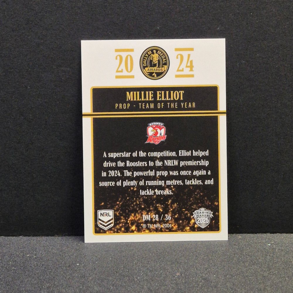 2025 NRL Elite - Dally M Medal - DM28 - Millie Elliot