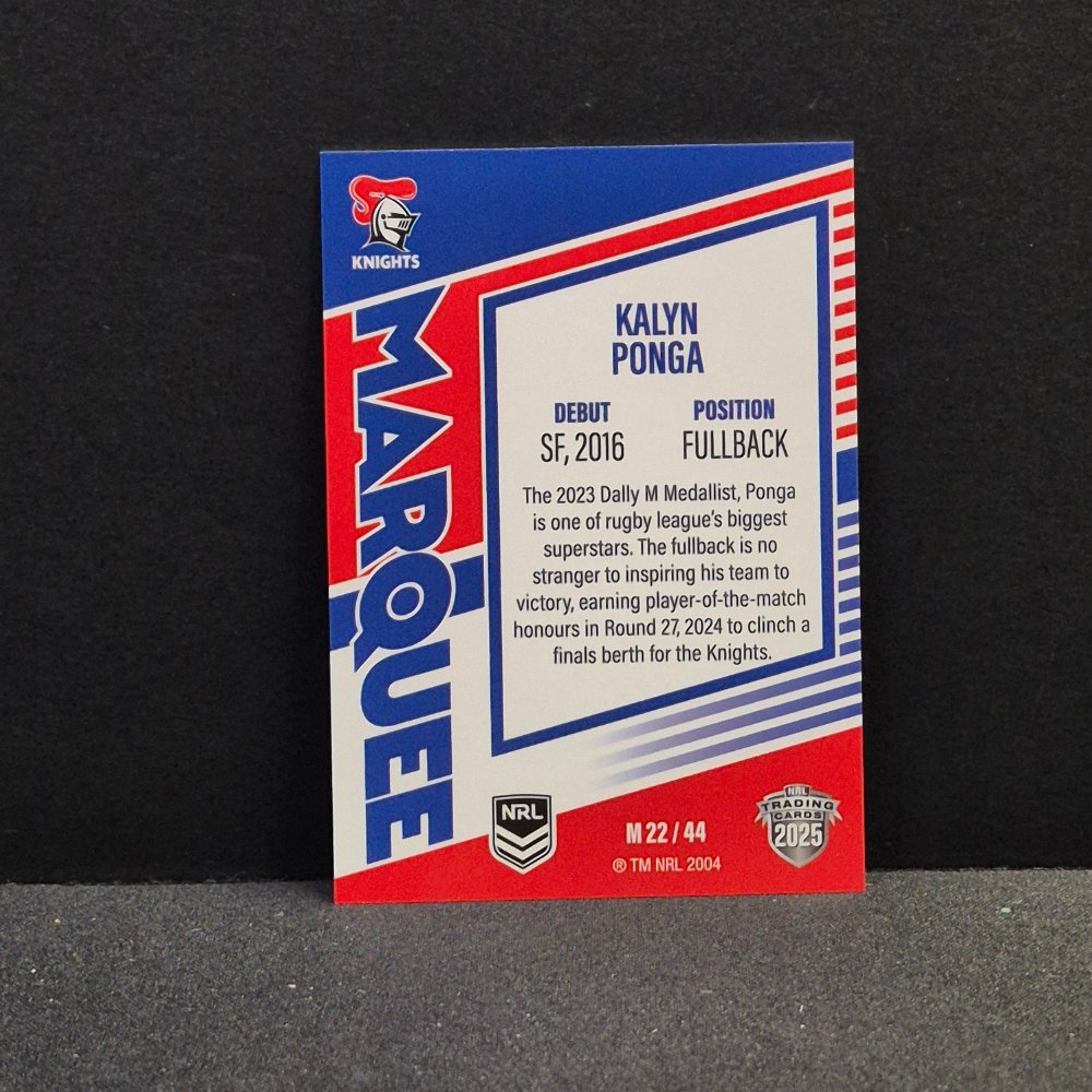 2025 NRL Traders Elite - Marquee - M22- Kalyn Ponga