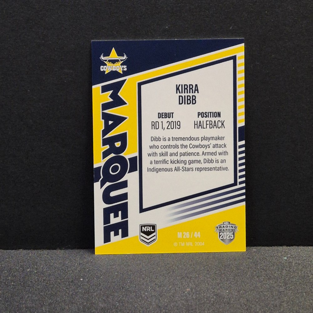 2025 NRL Traders Elite - Marquee - M26- Kirra Dibb