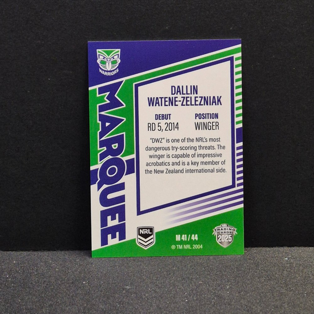 2025 NRL Traders Elite - Marquee - M41- Dallin Watene-Zelezniak