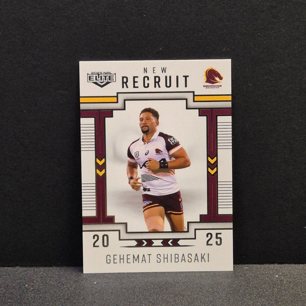 2025 NRL Traders Elite - New Recruit - NR02 - Gehemat Shibasaki