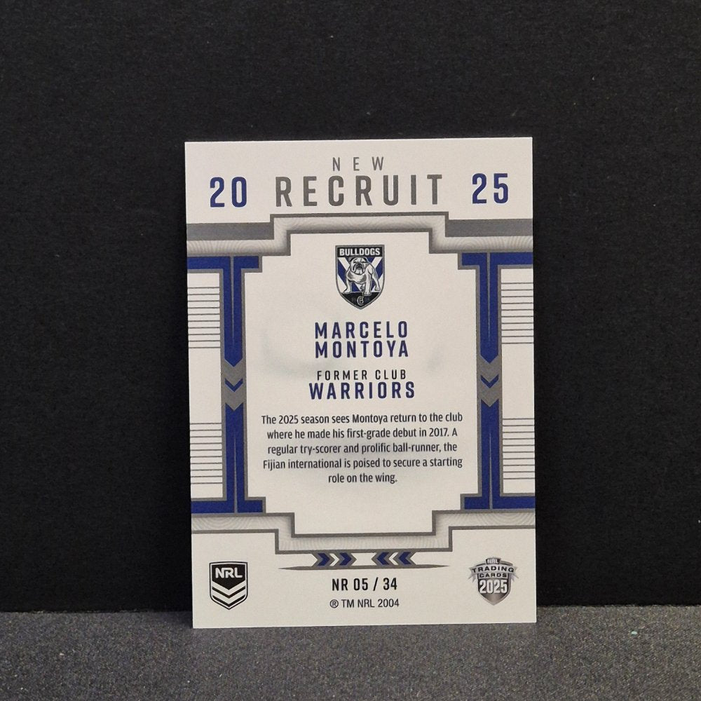 2025 NRL Traders Elite - New Recruit - NR05 - Marcelo Montoya