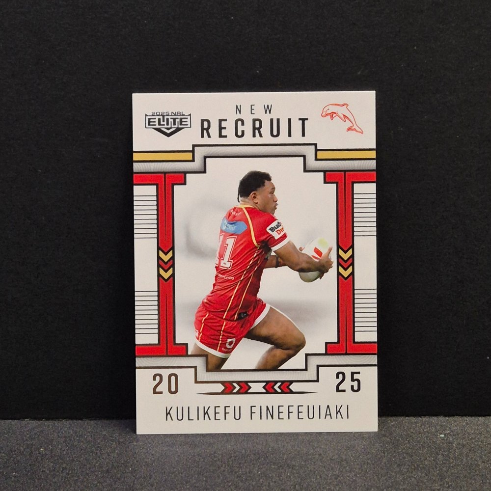 2025 NRL Traders Elite - New Recruit - NR09 - Kulikefu Finefeuiaki
