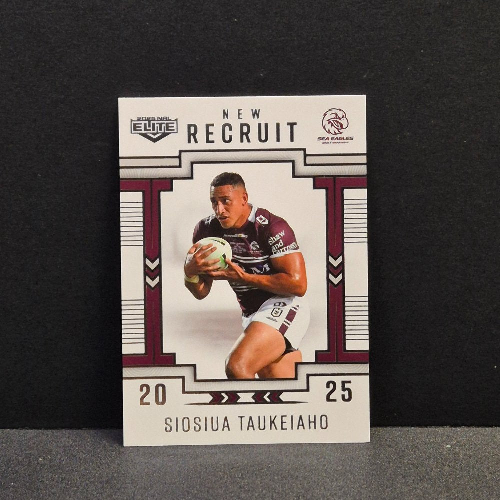 2025 NRL Traders Elite - New Recruit - NR13 - Siosiua Taukeiaho