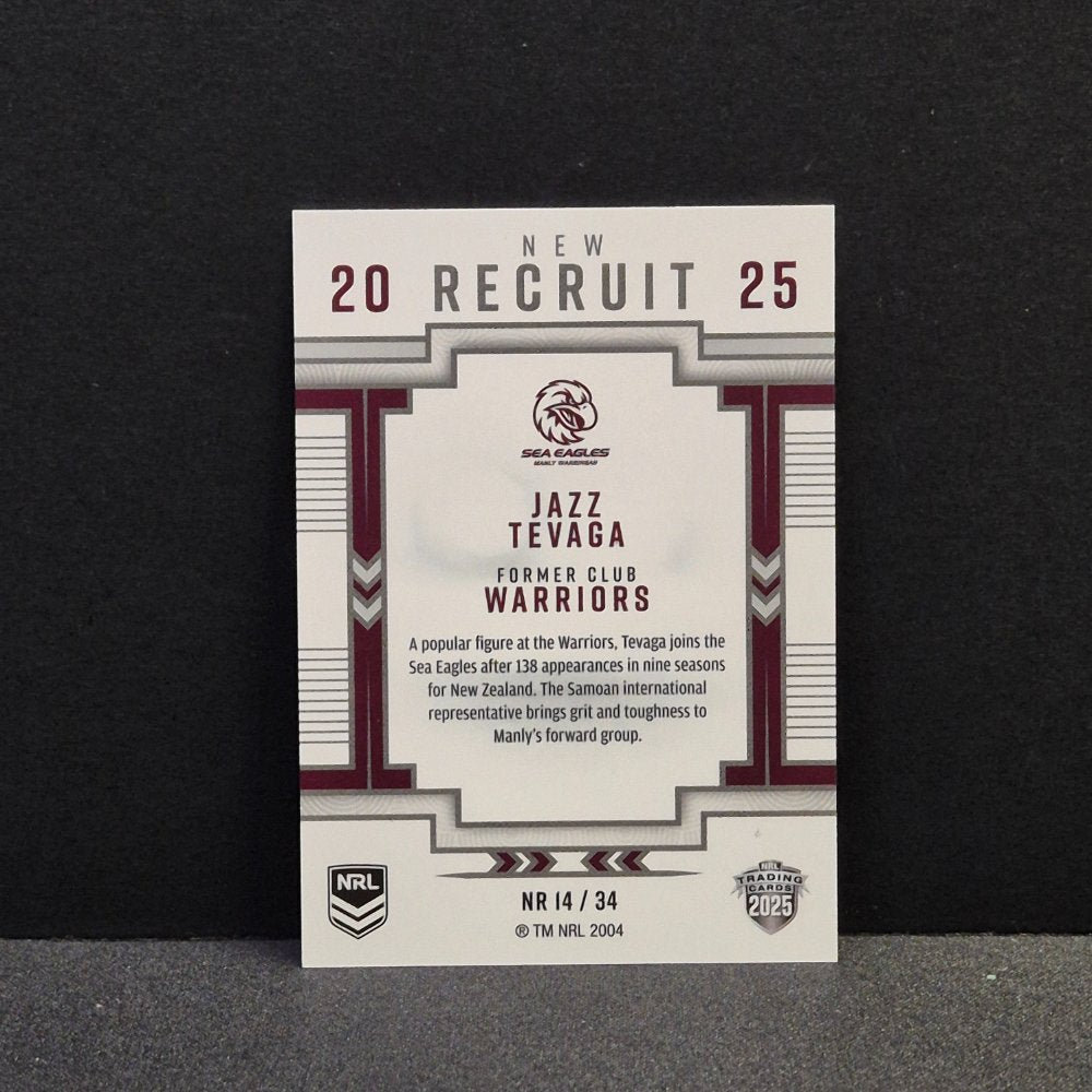 2025 NRL Traders Elite - New Recruit - NR14 - Jazz Tevaga