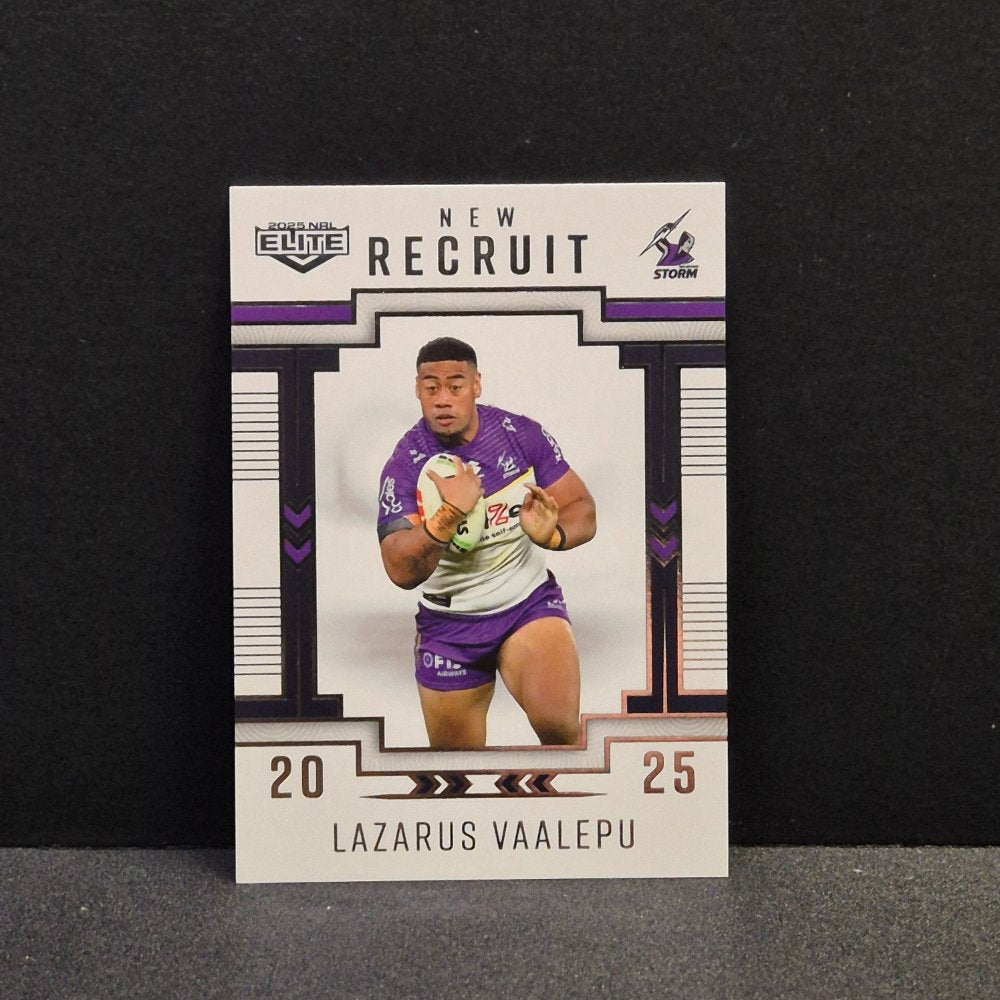 2025 NRL Traders Elite - New Recruit - NR16 - Lazarus Vaalepu