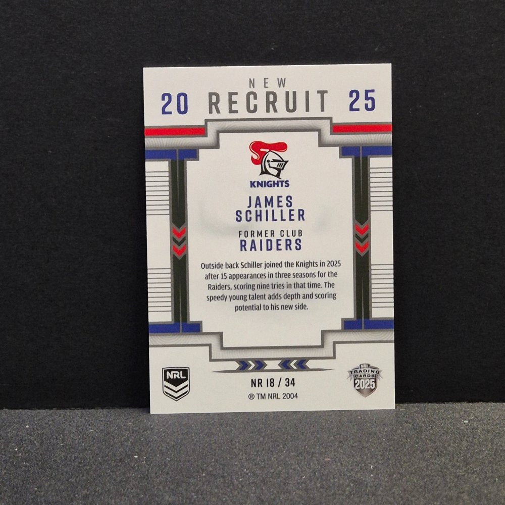 2025 NRL Traders Elite - New Recruit - NR18 - James Schiller